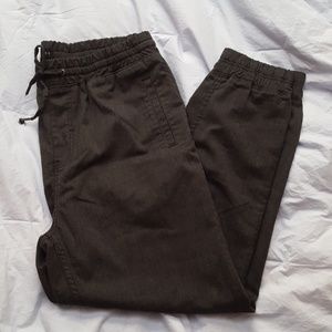 Charcoal Mens Pants XL Guess elastic waist ankles